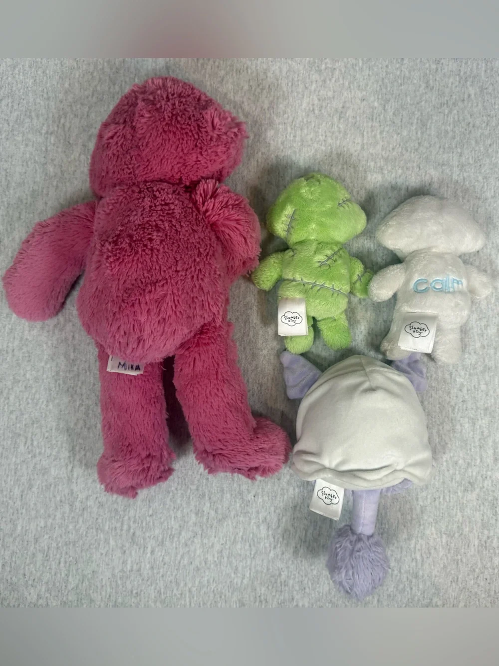 Slumberkins Plush Toy Collection 4-Piece Set Large/Mini Bigfoot, Vlad, and Frank